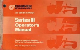 Series III Operator's Manual - L-4014-01 - 5/1991