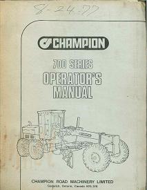Series I Operator's Manual - 8/24/1977